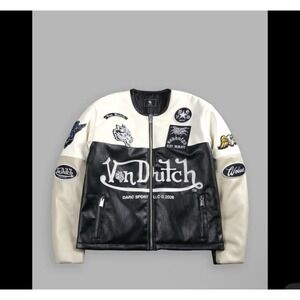 Darc Sport Von Dutch Johnny Kulture Biker jacket XL